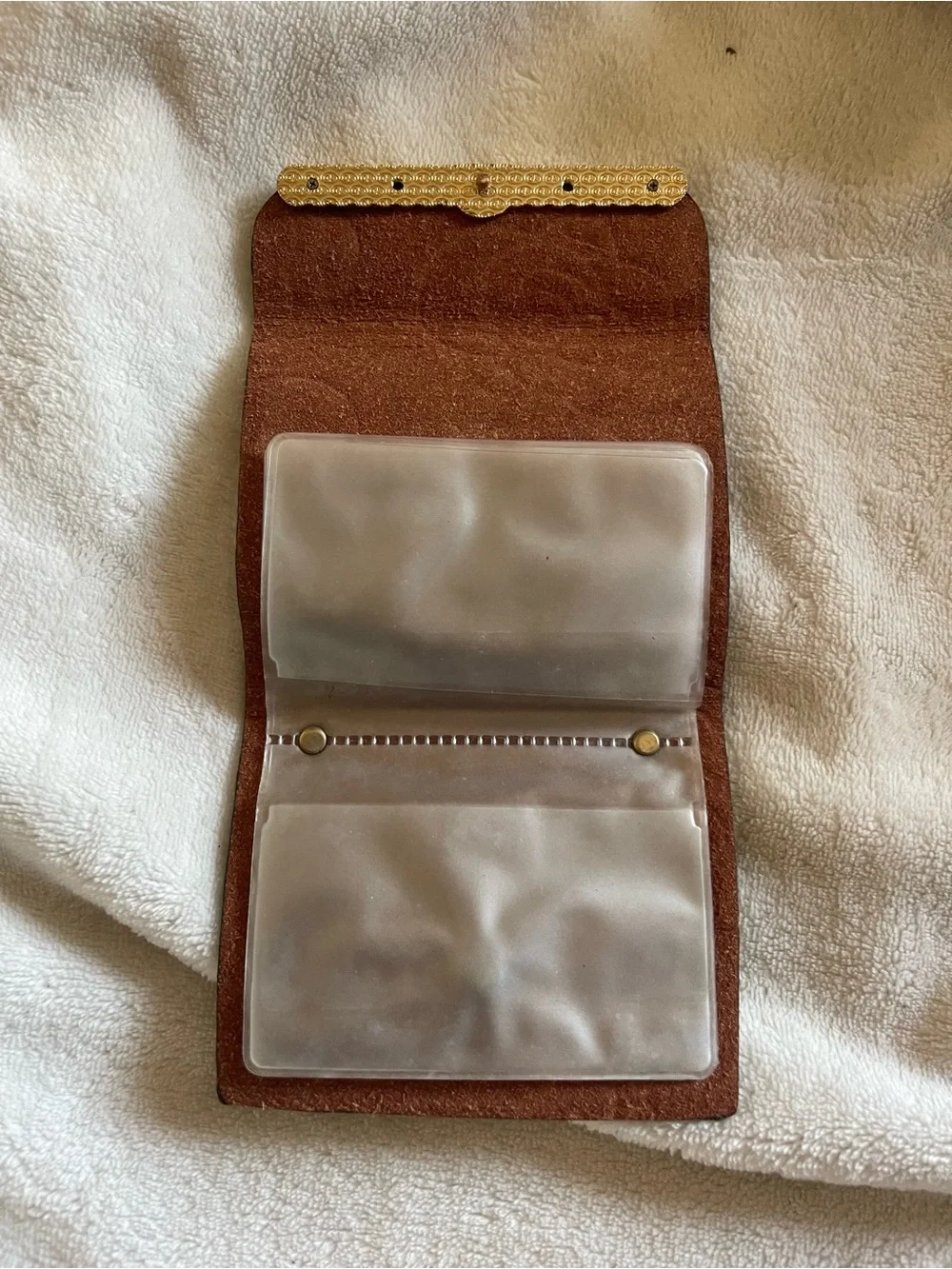 Champagne Gold Card Holder